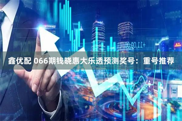 鑫优配 066期钱晓惠大乐透预测奖号:重号推荐
